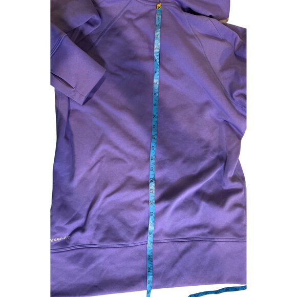 NIKE Hoodie, Long Sleeve Pullover, ThermaFit, Kangaroo Pouch.Sz Med. Purple.READ - Picture 5 of 13